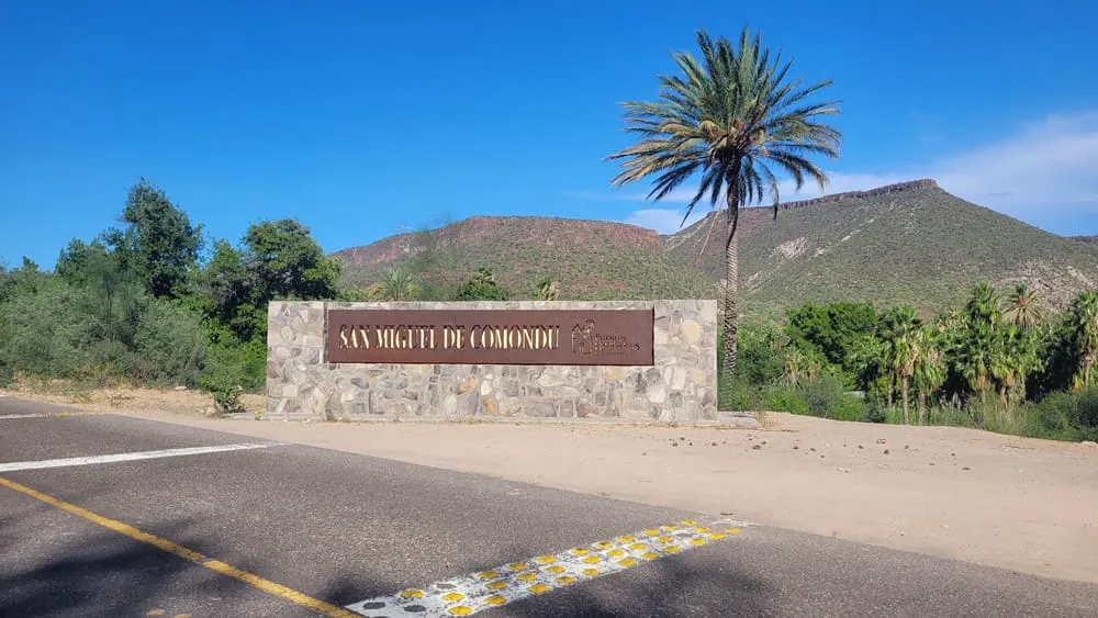 San Miguel de Comondu entrance town