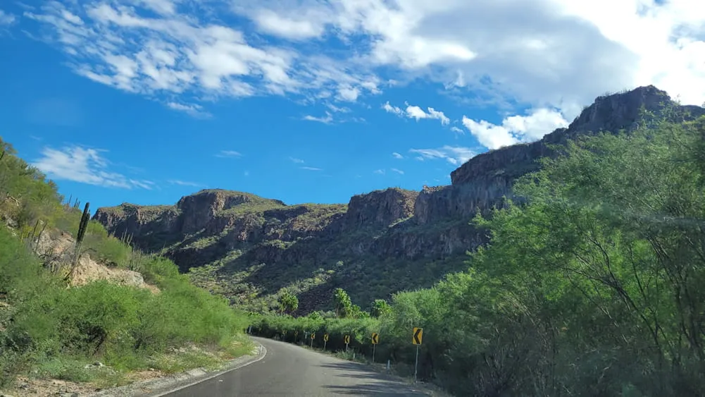 San Miguel de Comondu high way